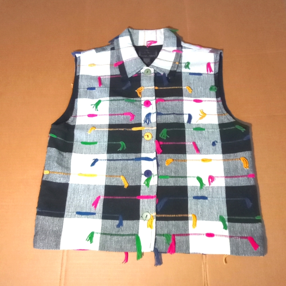 Life Style Bright Colors 100% Cotton Women's Vest Size M